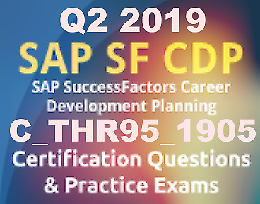 Sap Successfactors Career Development Planning Q&a Pdf Q2 2019 C_thr95_1905