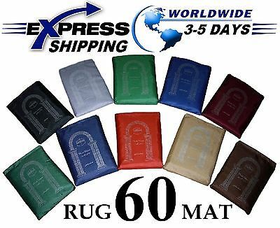 Lot 60 Different Colors Pocket Prayer Rug Mat Travel Portable Islamic Musallah